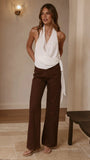 Badru Straight Leg Jeans Chocolate Denim