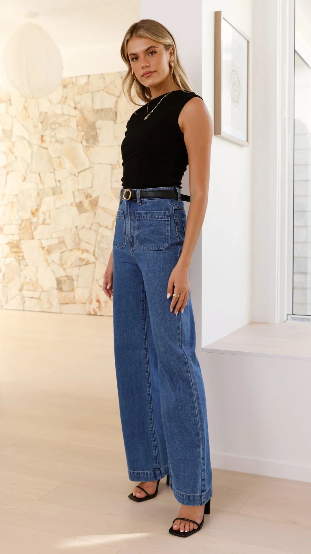 Rollas Sailor Jean Long Ashley Blue