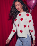 Lovers Lane Graphic Heart Sweater