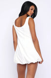 Sand In My Hair Mini Dress White
