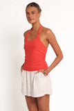 Boston Halter Top Coral