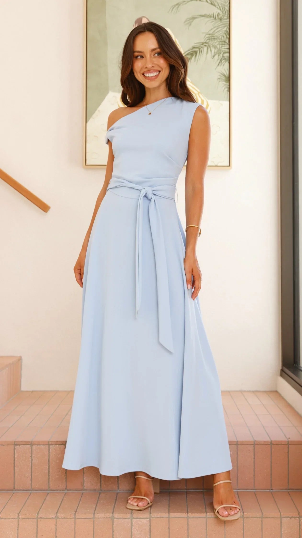 Gemma Maxi Dress Baby Blue