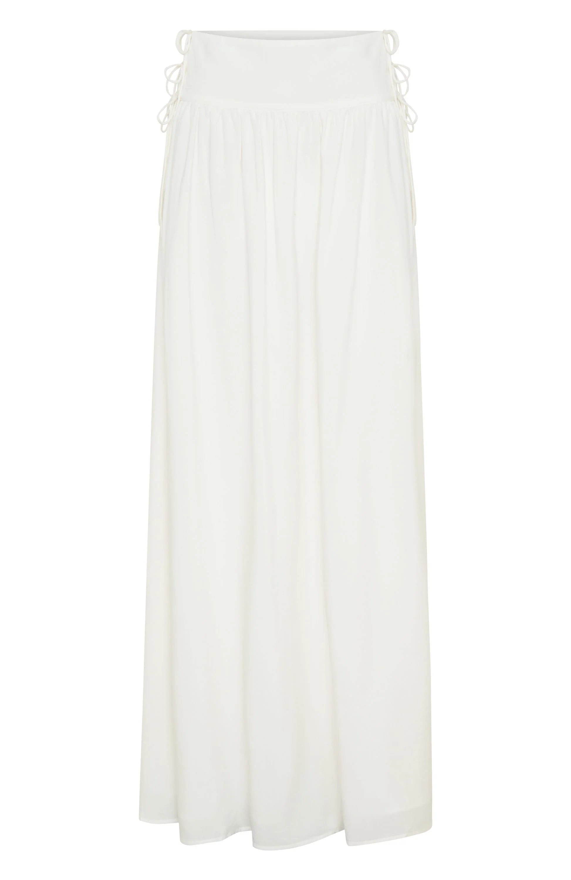 I Know Its Hard Maxi Skirt White