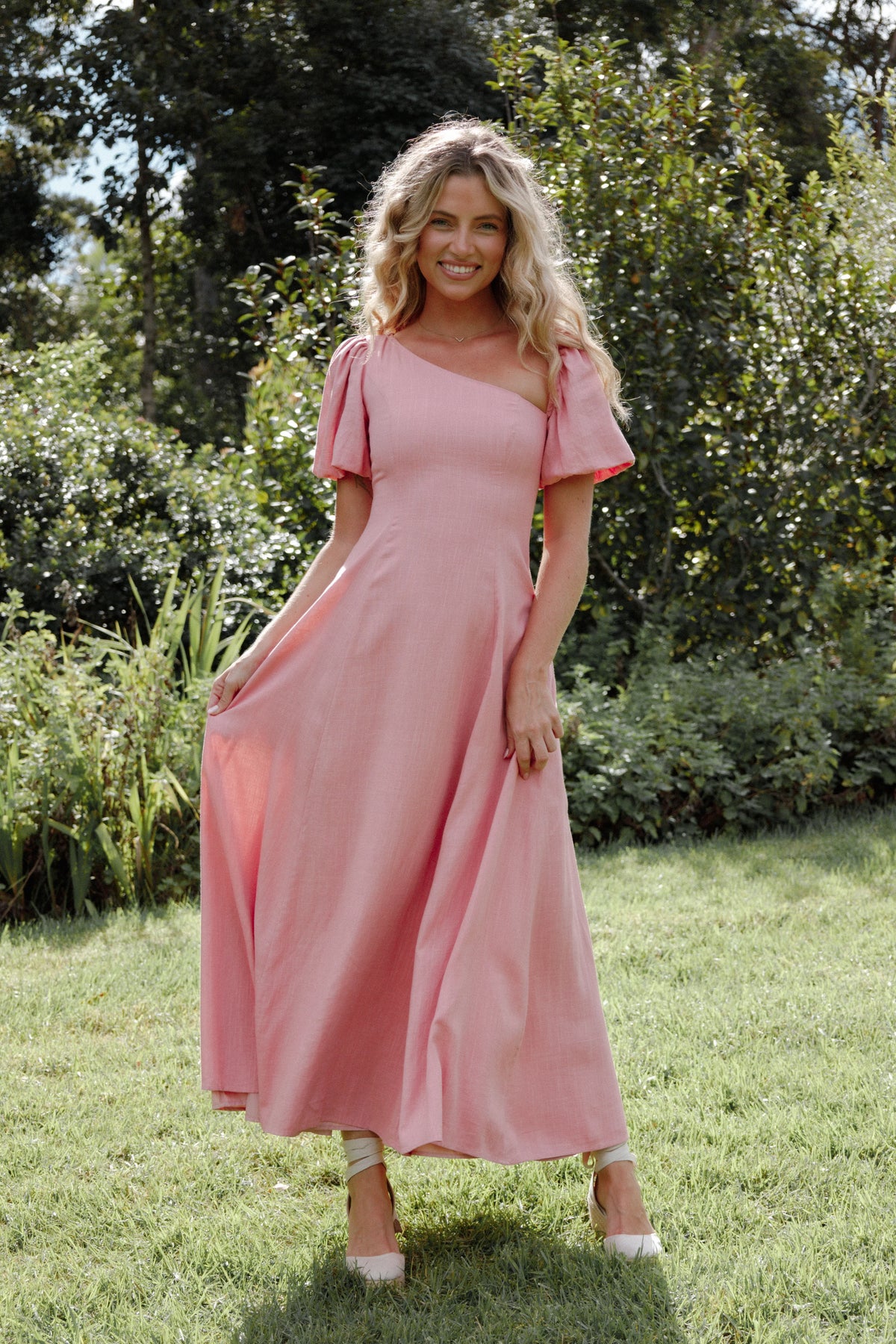 Franca Midi Dress Pink