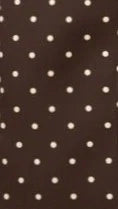 Lula Mini Dress Chocolate Butter Polka