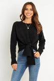 Captivate Knit Sweater Black