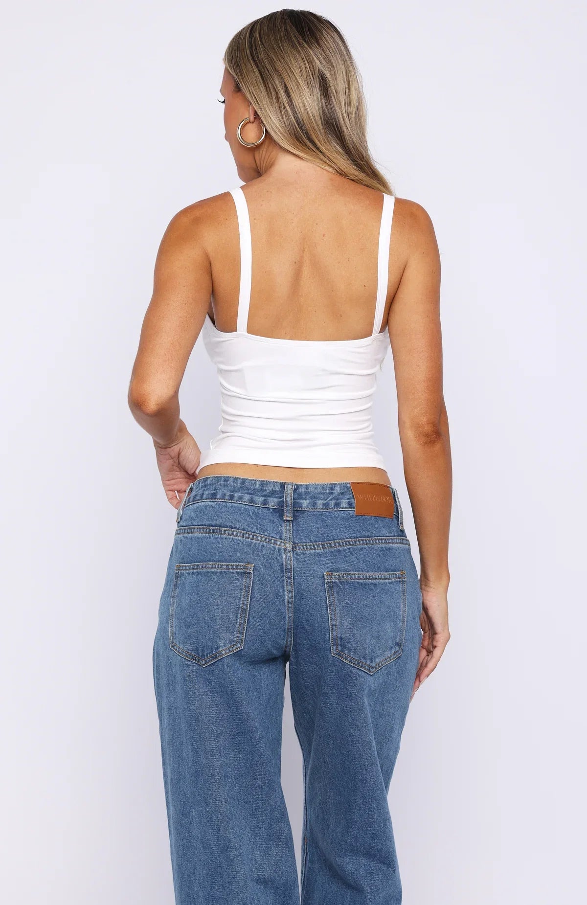 Get Even Tank Top White