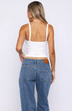 Get Even Tank Top White