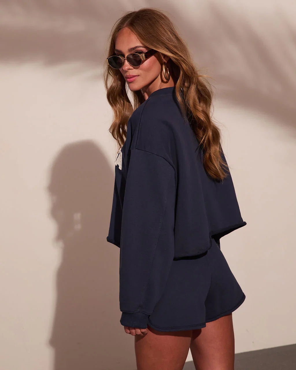 American Belle Relaxed USA Embroidered Top