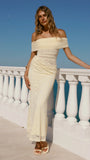 Tiarna Off The Shoulder Maxi Dress Yellow