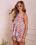 Bloom Spell Twill Floral Tank Top
