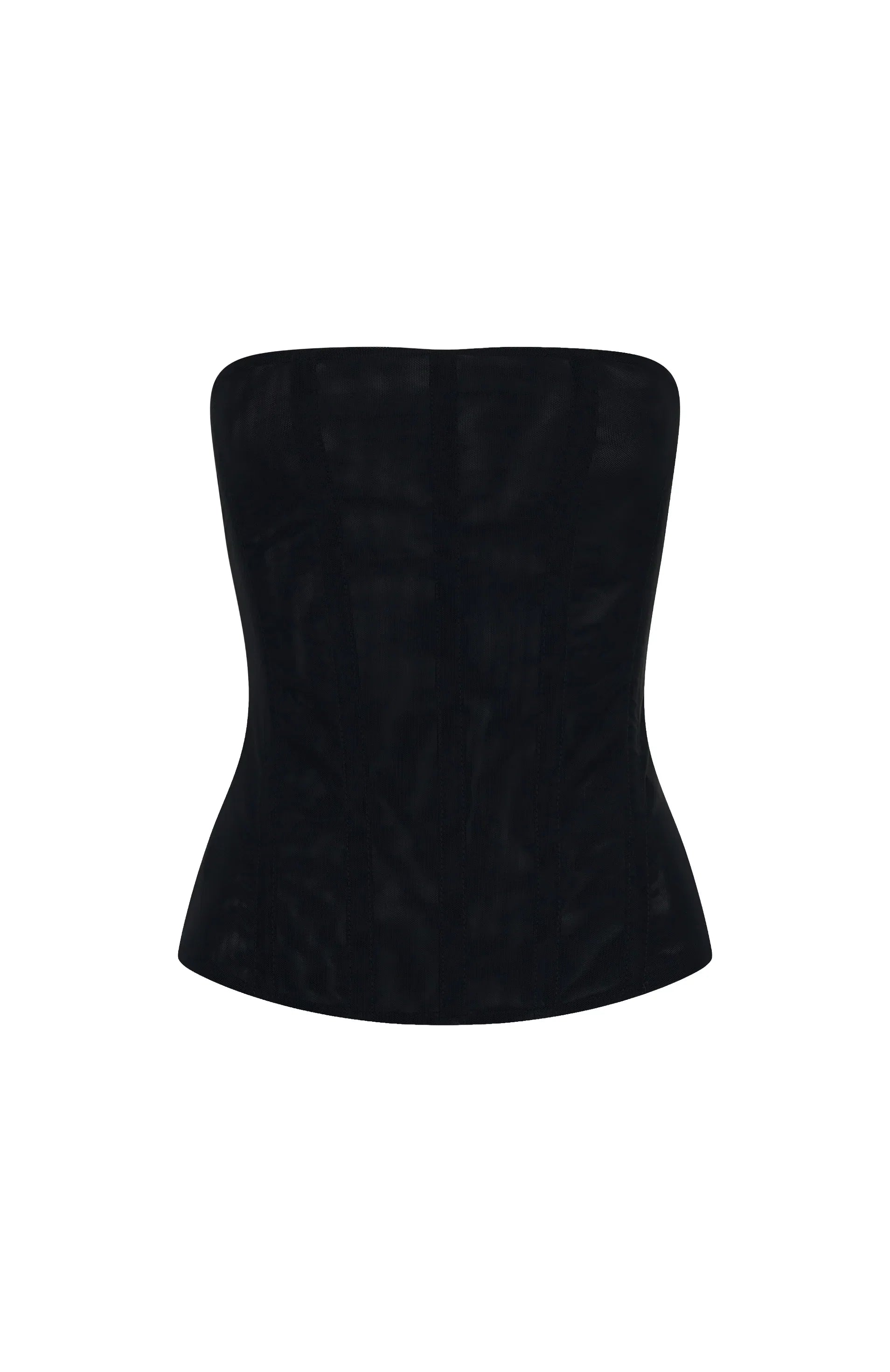 Tell Me A Secret Strapless Bustier Black
