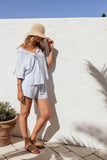 Tallulah Shorts Pale Blue