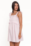 Keonia Mini Dress Pink Stripe