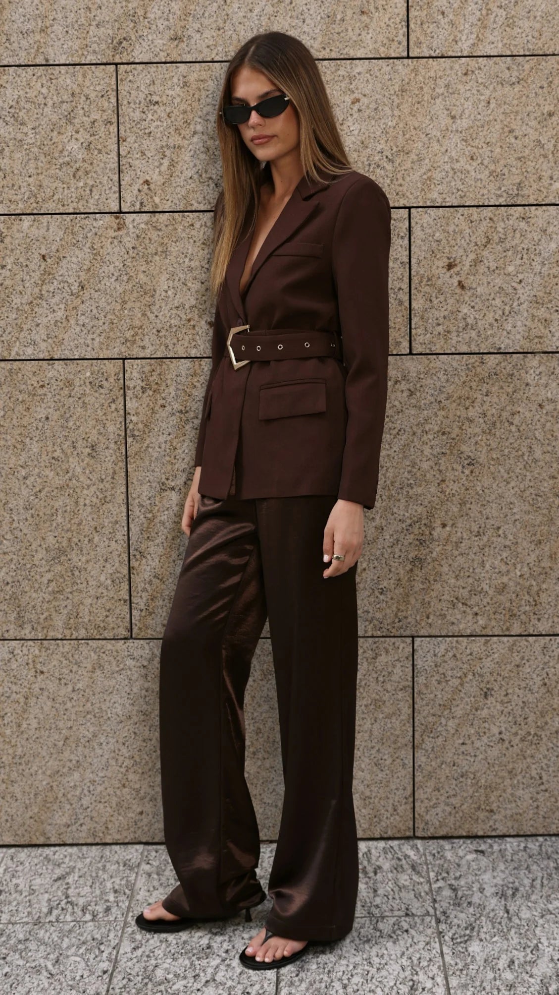 Valissa Blazer Chocolate
