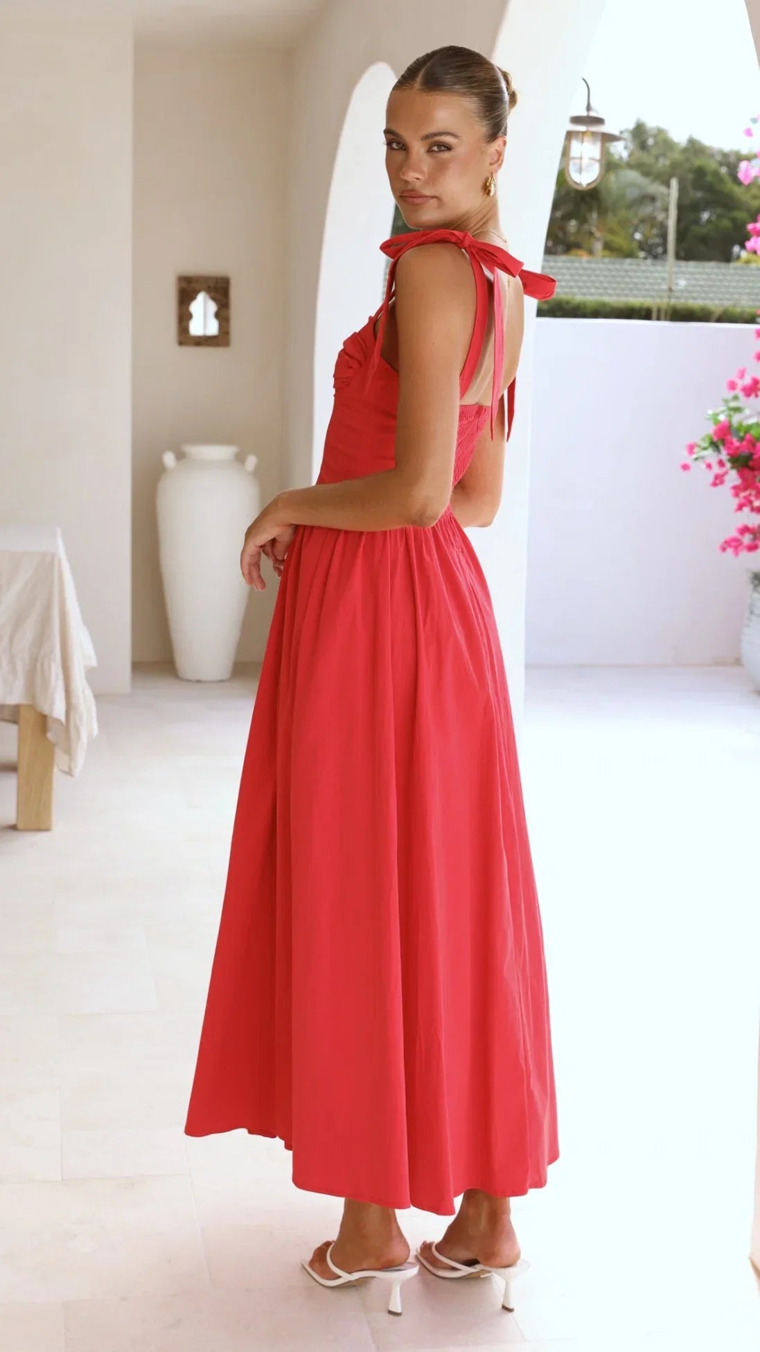 Haisley Maxi Dress Red