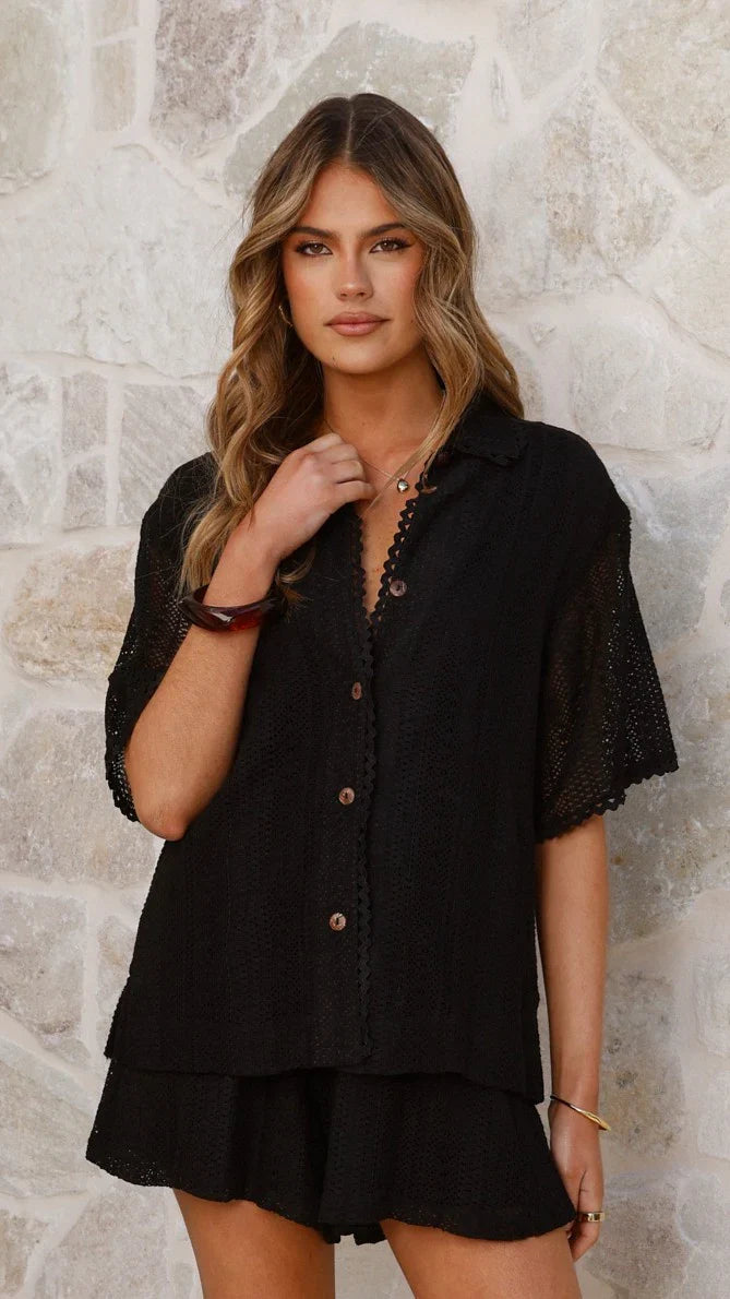 Sylvie Shirt Black