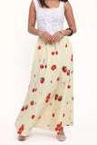 Remira Midi Skirt Yellow Cherry