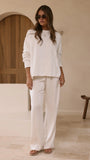 Jase Knit White