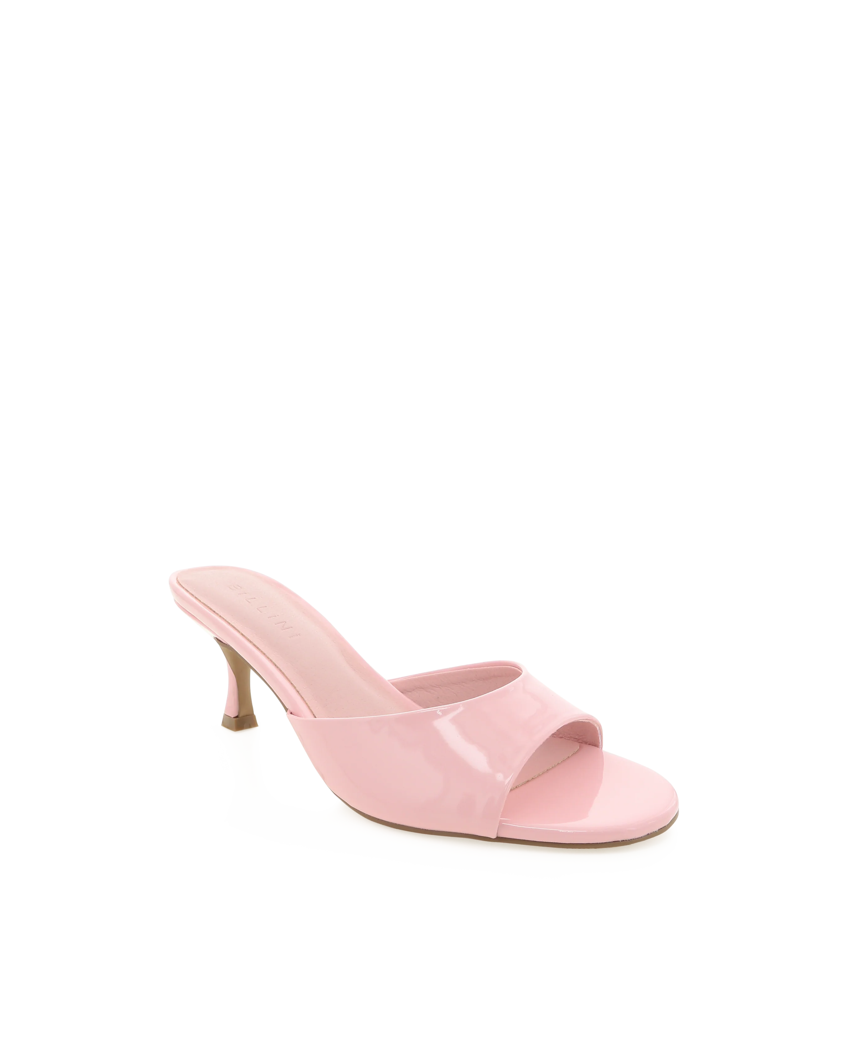 Addy Heels Ice Pink Patent