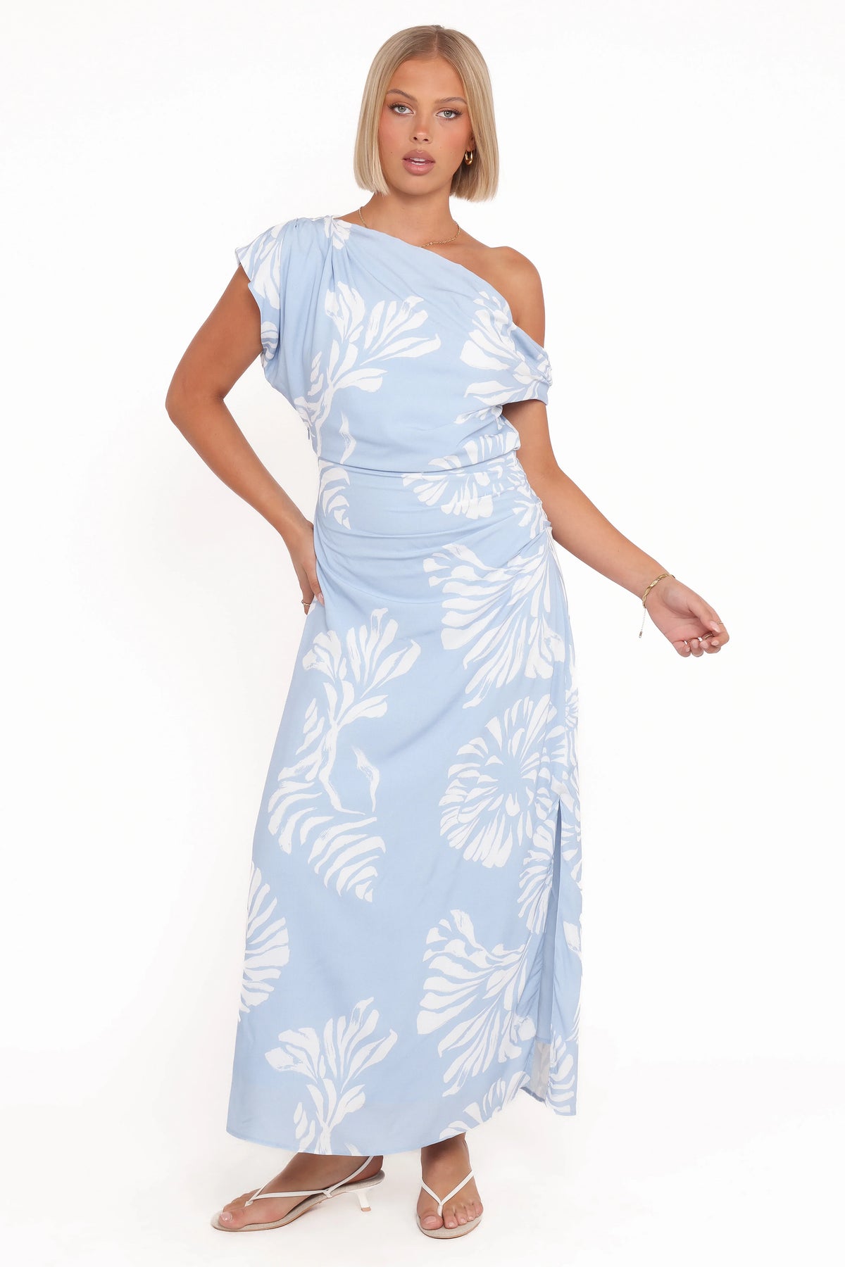Apryl Midi Dress Shell Print