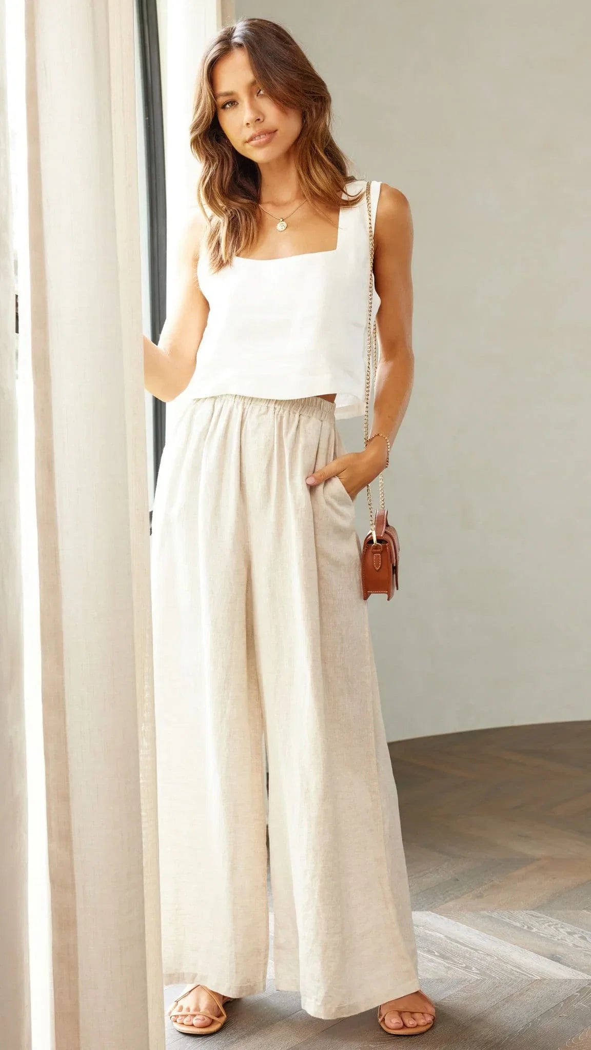 Tillie Crop Top White