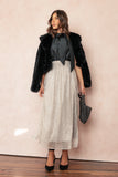 Tricia Maxi Skirt Silver
