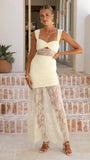 Zurina Maxi Dress Yellow