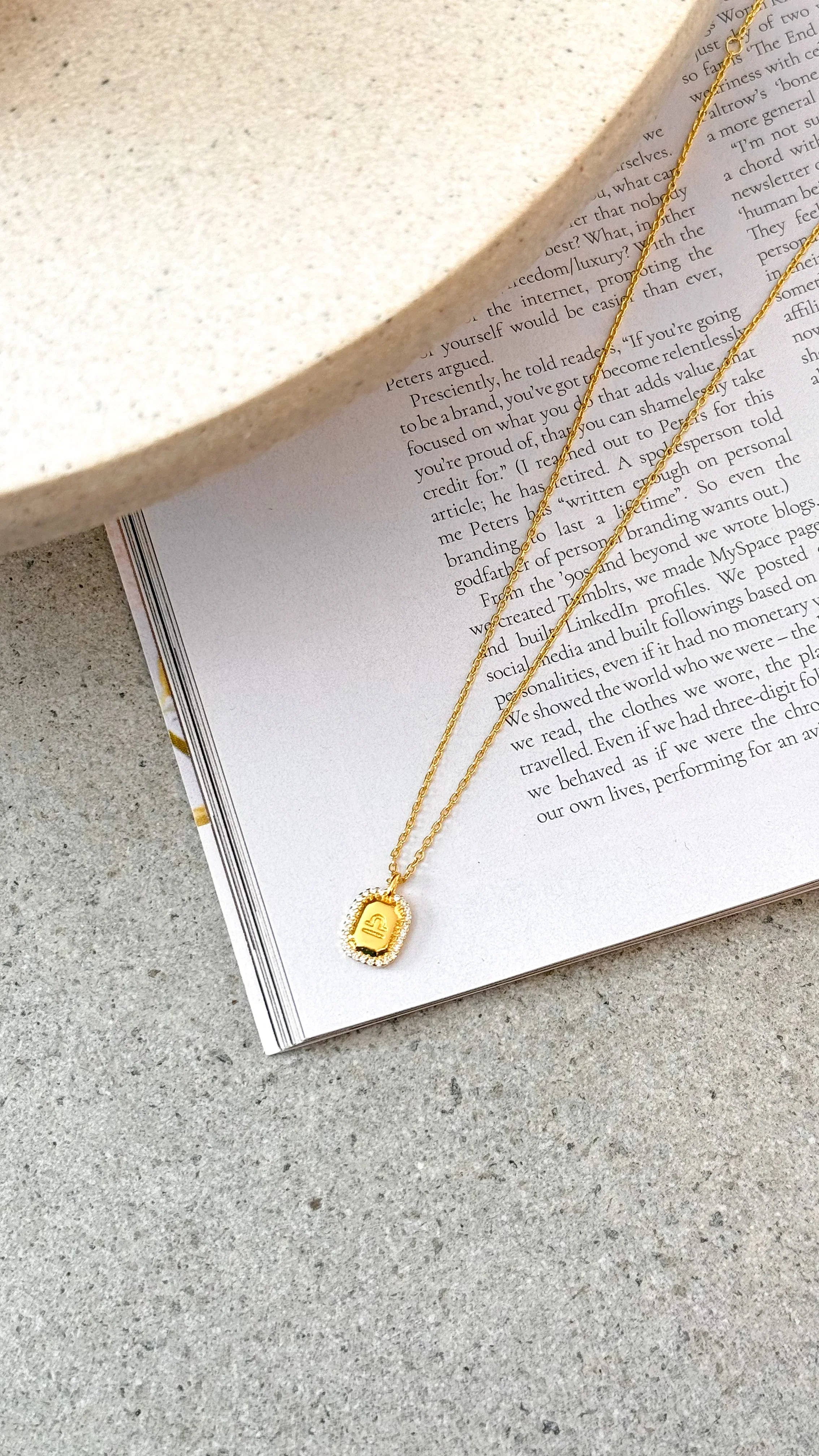Zodiac Necklace Libra