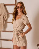 Rillie Waist Tie Romper