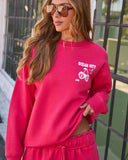 Ocean City Fleece Graphic Pullover Sweatshirt