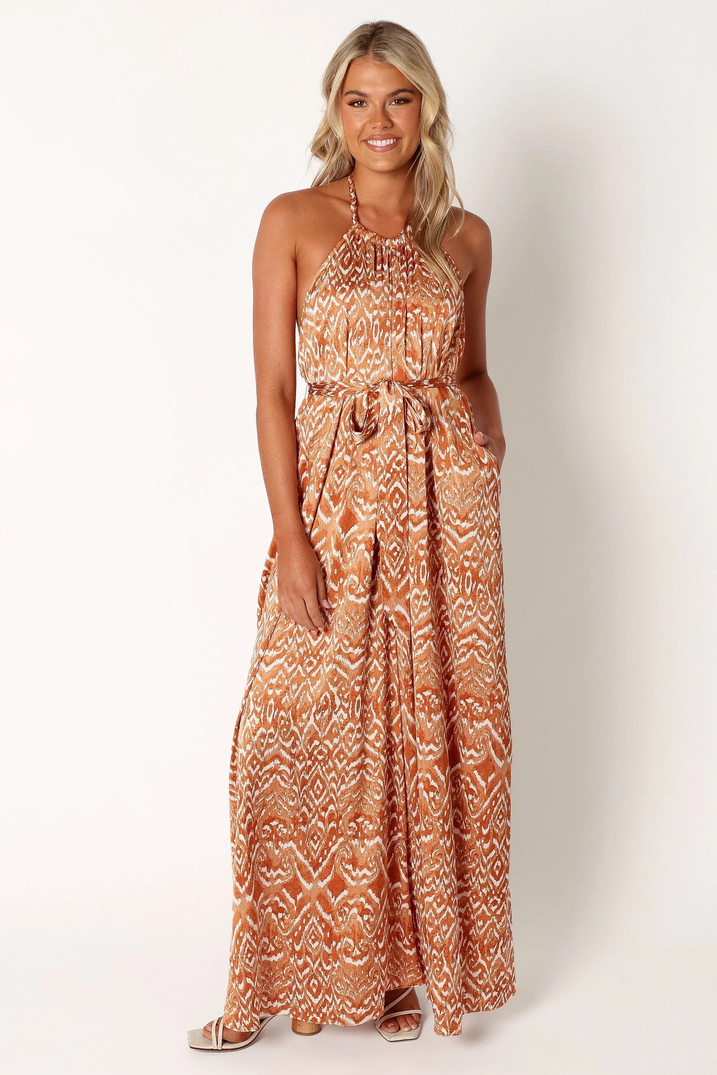 Hilton Jumpsuit Rust