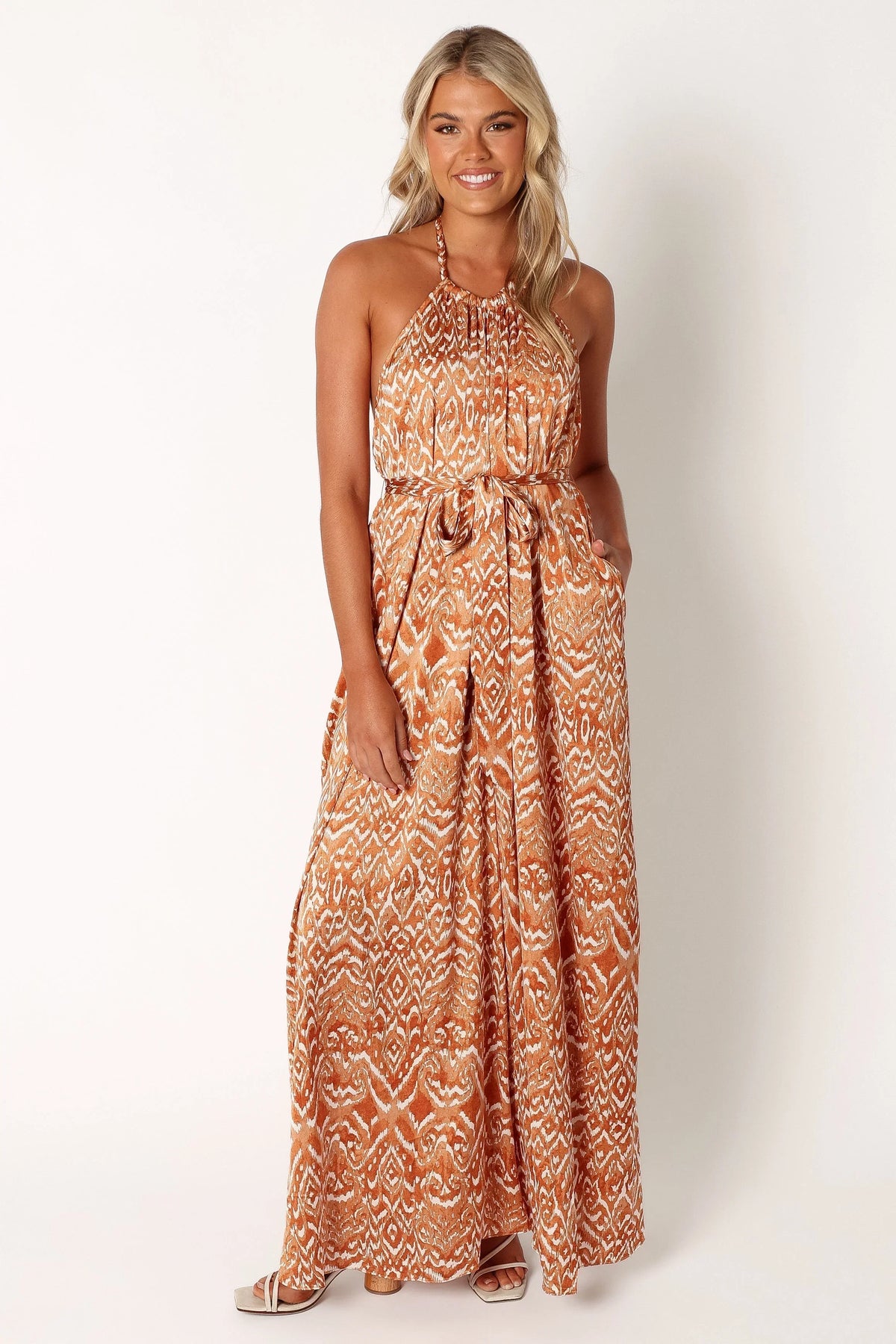Hilton Jumpsuit Rust