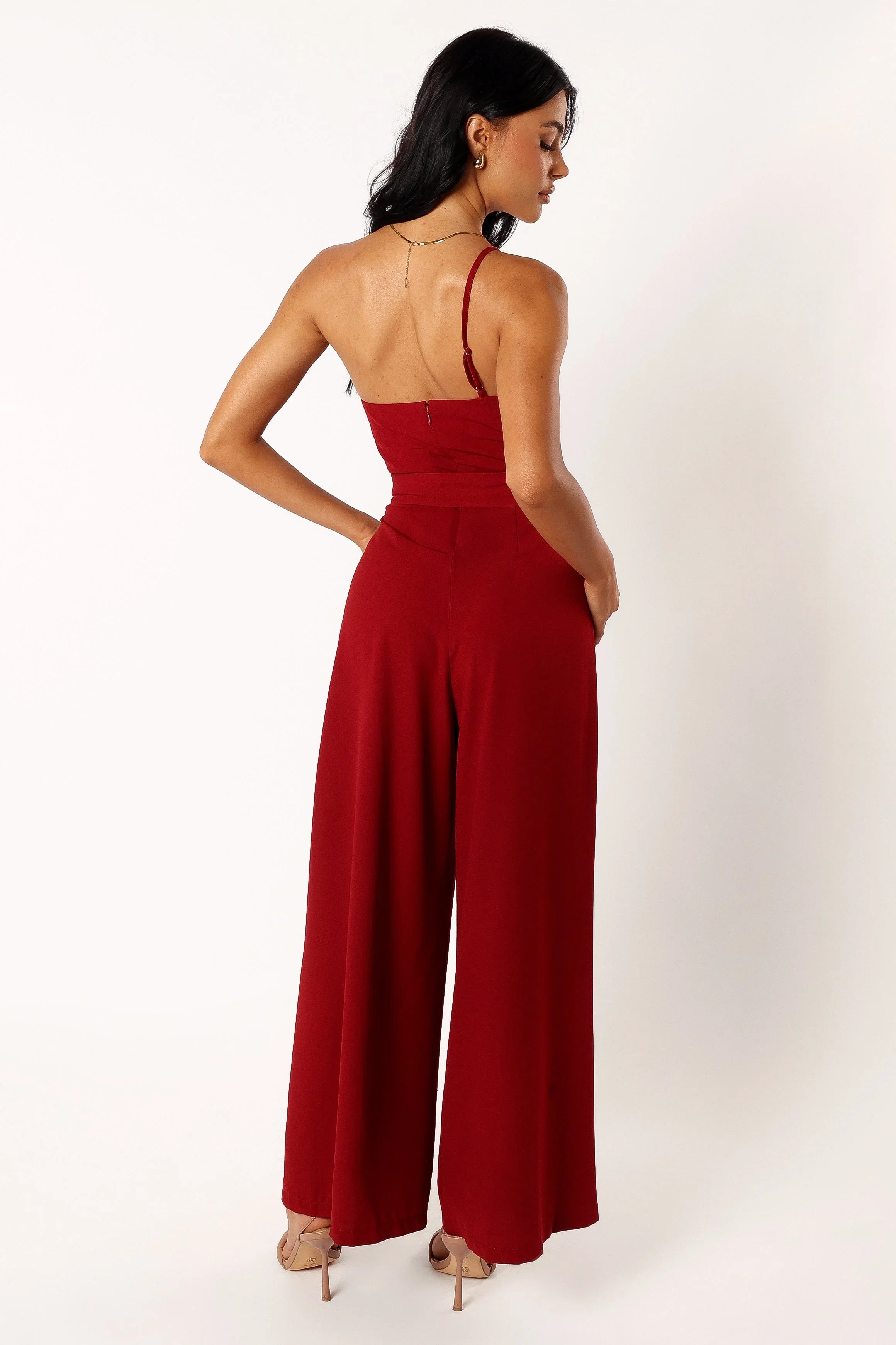 Leyton Jumpsuit Burgundy