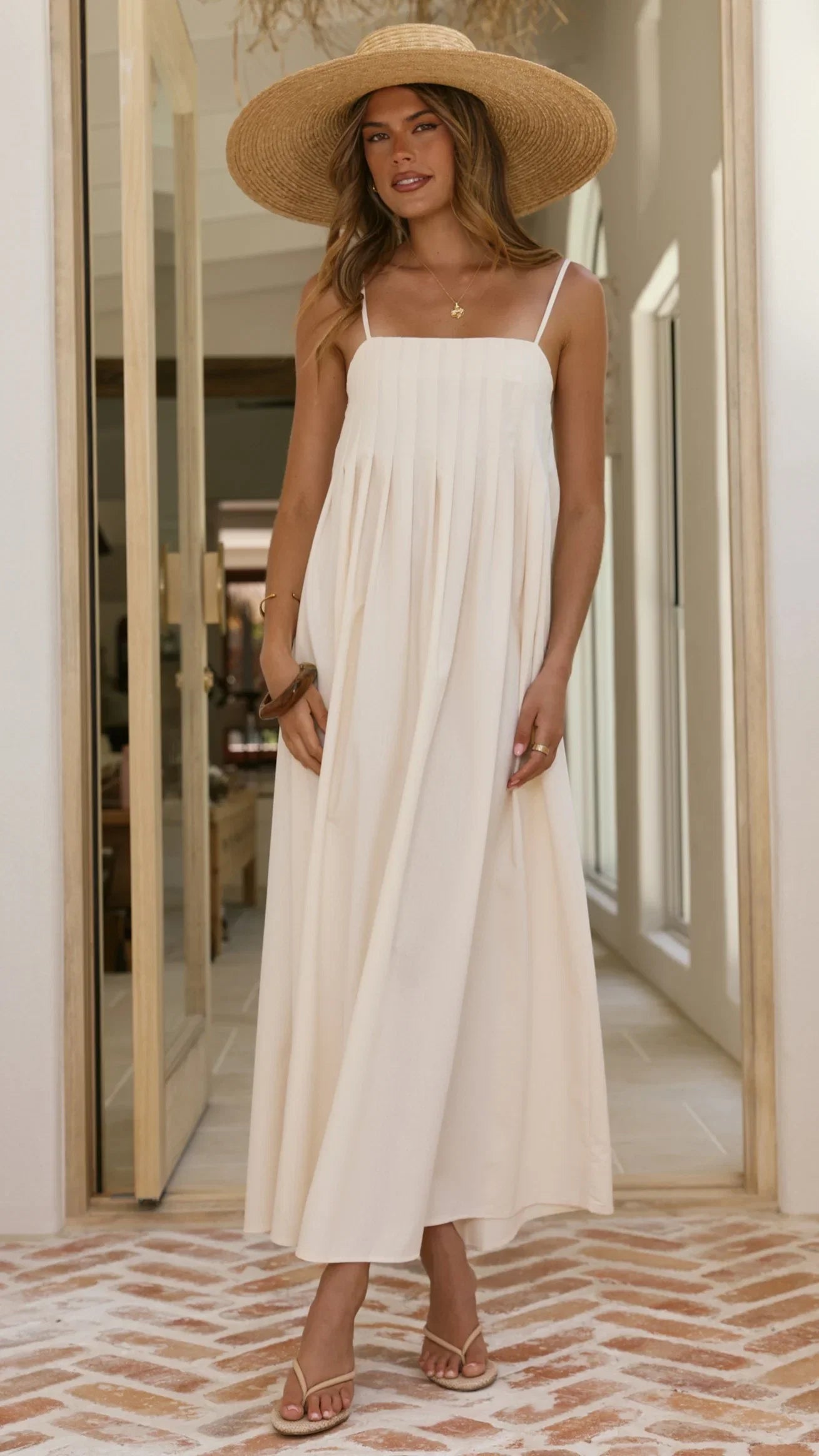 Fiorella Maxi Dress Cream