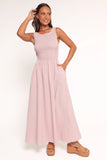 Lillie Maxi Dress Pale Pink