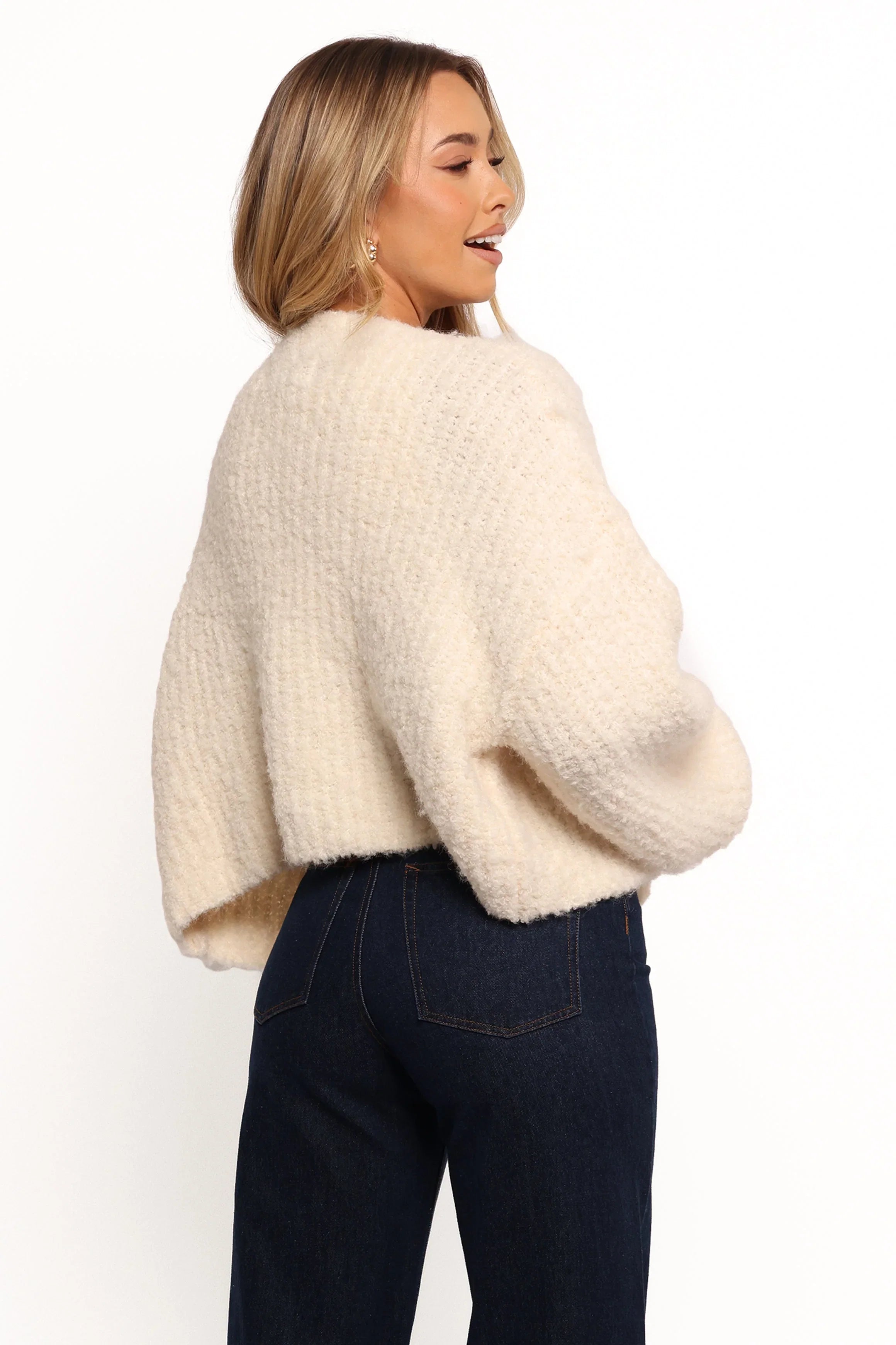Albertine Cardigan White