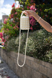 Eleanor Beaded Bag Pearl