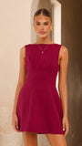 Rafiki Mini Dress Wine