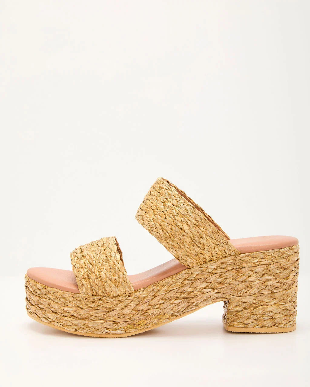 Wyona Straw Platform Heel