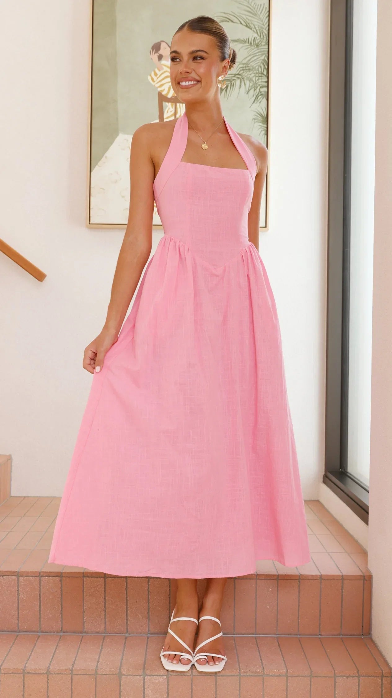 Caden Maxi Dress Pink