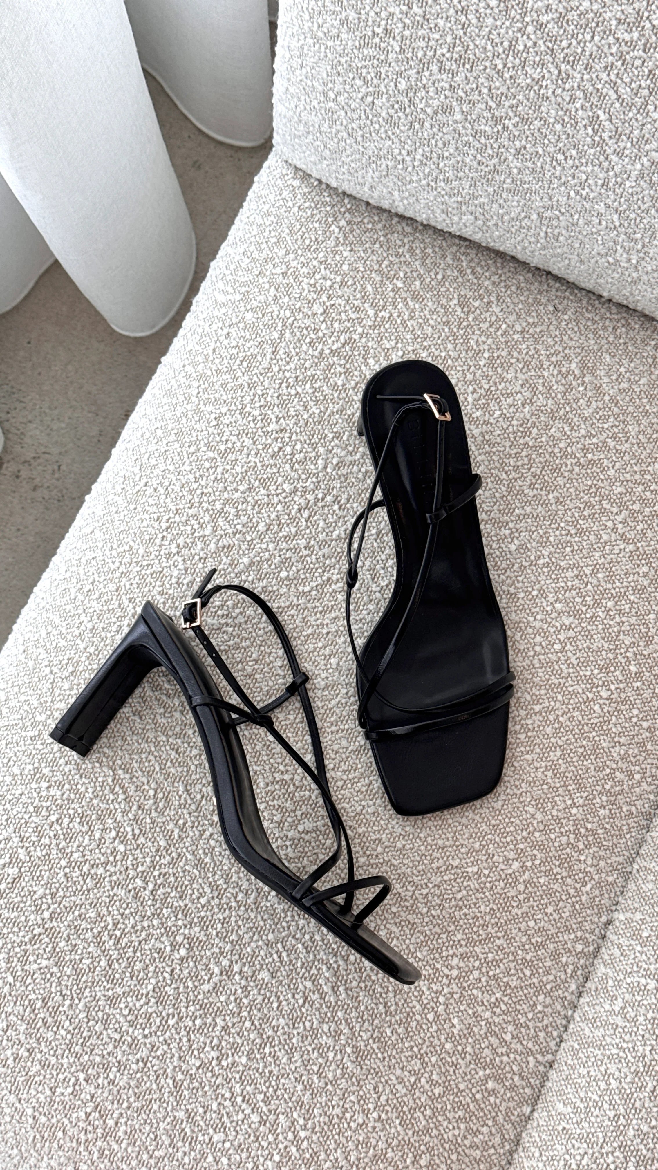 Georgiana Heel Black