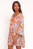 Zanna Mini Dress Multi Tile