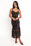 Alara Midi Dress Navy