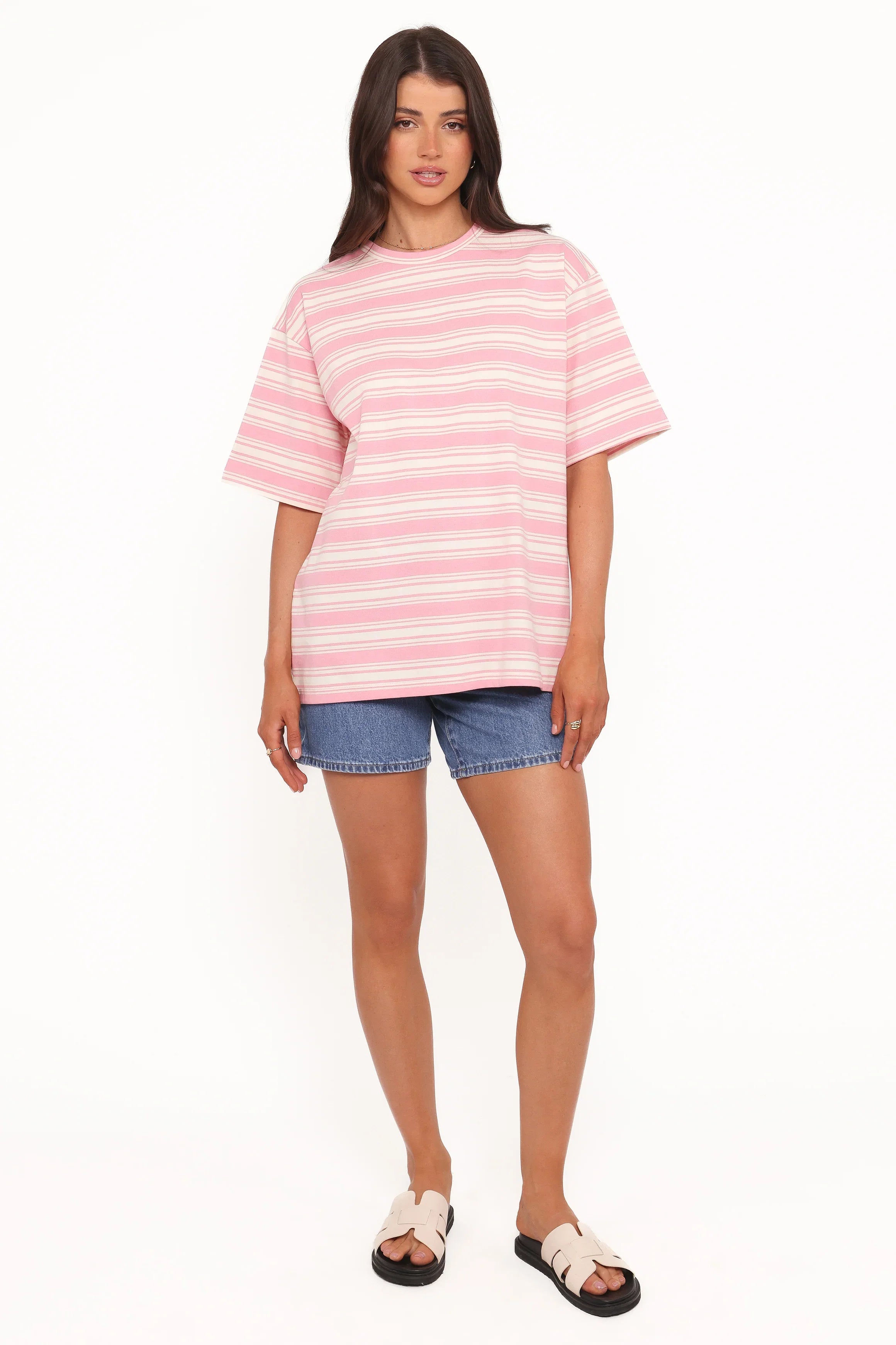 Zestora Tee White Pink