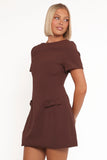 Tanis Mini Dress Brown