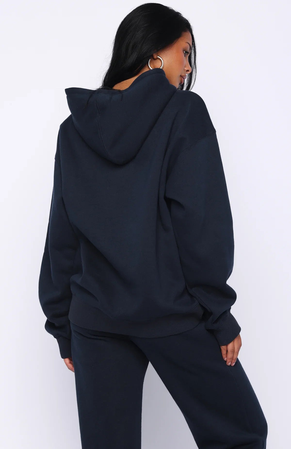 Starting Fresh Zip Front Hoodie Navy