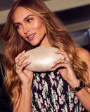 Eiden Pearlized Shell Clutch