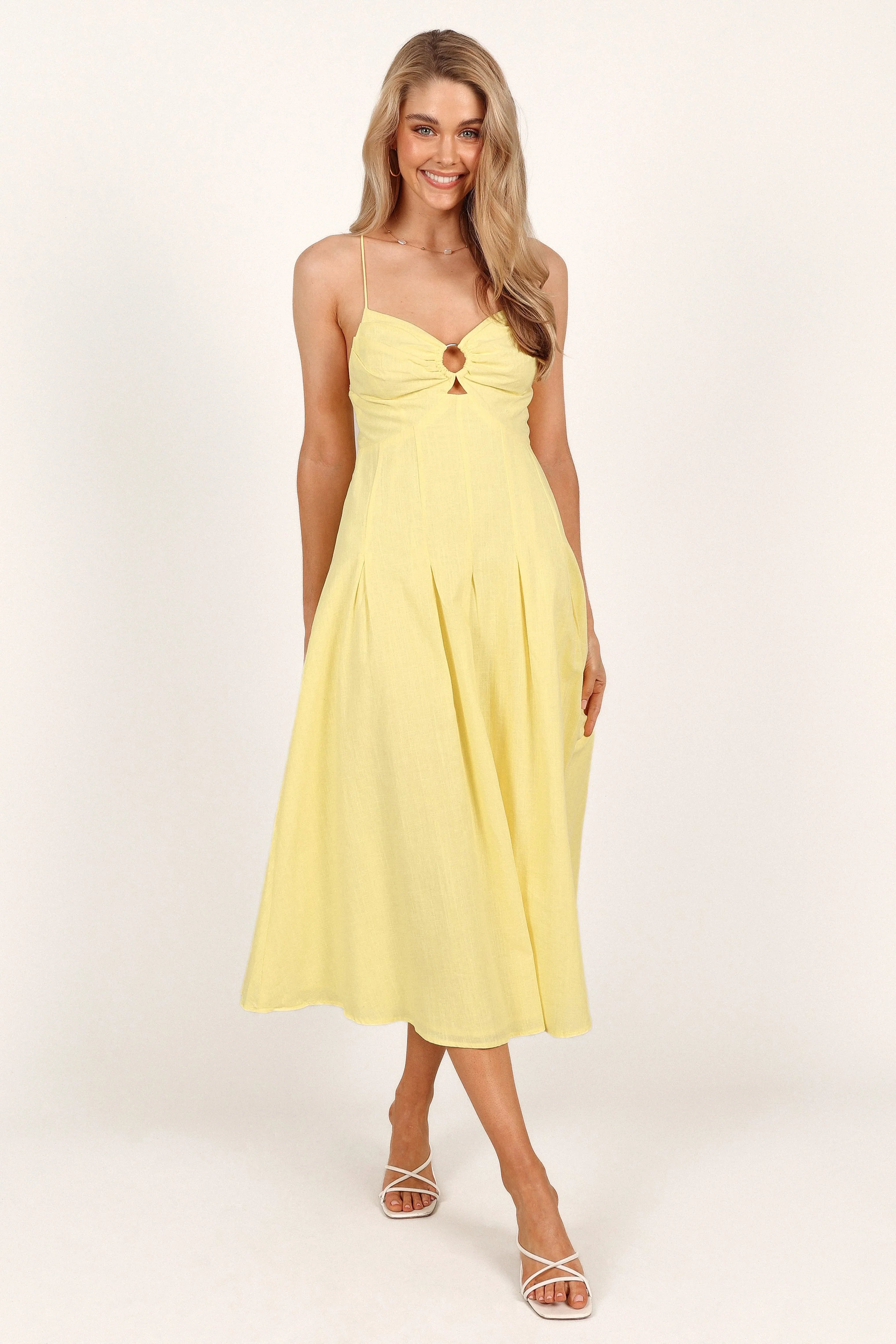 Sondera Midi Dress Yellow