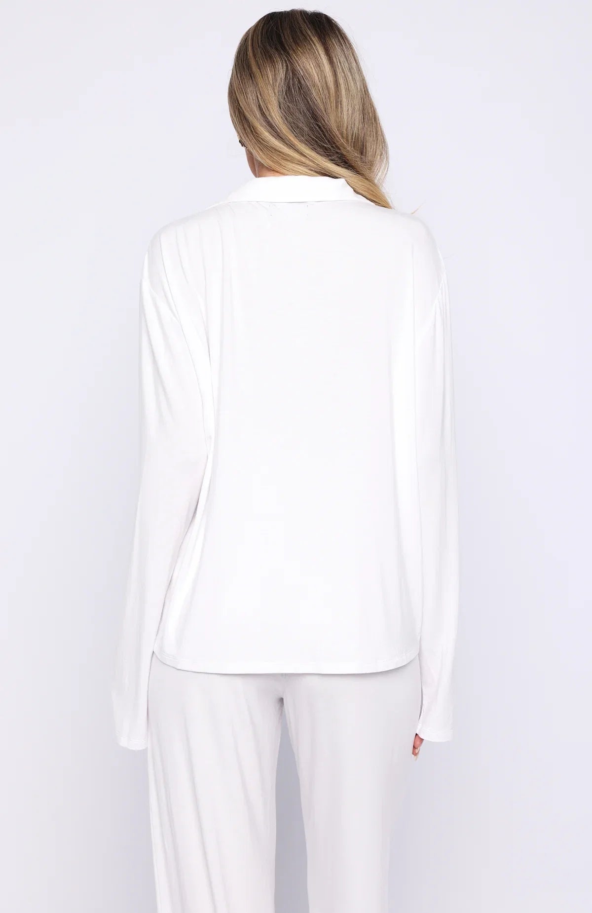 Bridal Party Long Sleeve Pyjama Set Off White